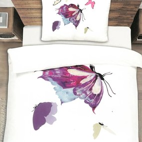 Agynemű VARIA BUTTERFLY WHITE 140X200 cm