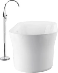 Ravak Ypsilon szabadonálló akril kád fehér/króm 180 x 80cm XC00100026