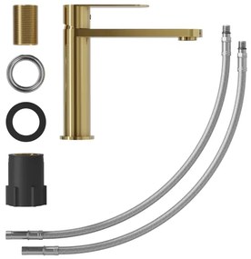 BATH DELUXE 28-017-02-64-02 - Mosdócsap TARNBY 17,3 cm fényes réz