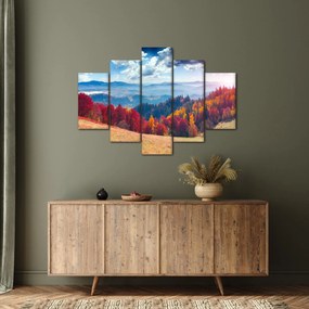 Egy kép egy színes őszi tájról (150x105 cm)