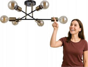 Mennyezeti lámpa Formio PND-4052-6-BL-HBR Italux