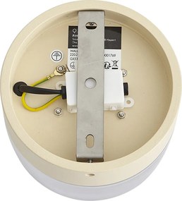 Design fali lámpa bézs színben opálüveggel IP44 - Michele