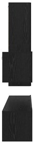 TV szekrény garnitúra 4 pcs Musta tammi 200 x 30 x 30 cm