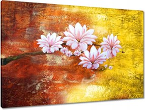 Vászonkép 90x60 Magnólia ág virágok