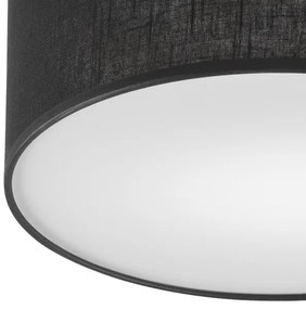 Brilagi - LED mennyezeti lámpa BELLADONNA 1xE27/15W/230V, 30 cm, fekete/dub