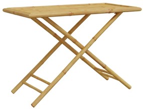 összecsukható bambusz kerti asztal 110x55x75 cm
