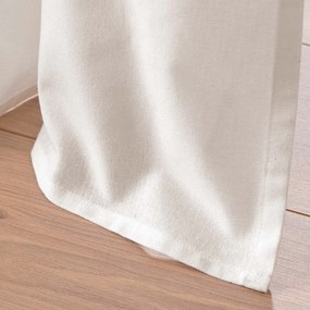 Fehér-bézs pamutkeverék függöny 140x240 cm Altea – douceur d'intérieur