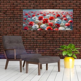 Kép - Pipacsmező (120x50 cm)