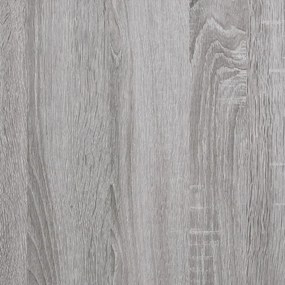 szürke sonoma színű szerelt fa faliszekrény 80x33x80 cm