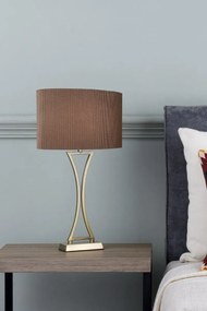 Dar Lighting glamour modern asztali lámpa oporto antik sárgaréz daropo4175