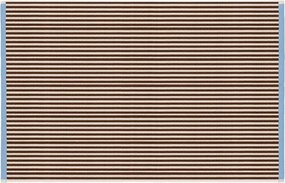 Barna-krémszínű frottír pamut törölköző 50x80 cm Gobo – noo.ma