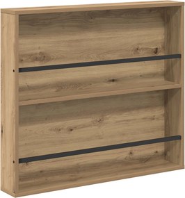 vidaXL Magazin állvány polcokkal Artisan tölgy 80 x 12 x 70 cm Faanyag