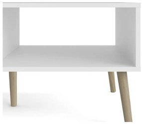 Oslo fehér dohányzóasztal, 99 x 60 cm - Tvilum