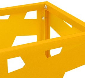 Esernyőtartó Mustár sárga Fém Közepes Karcsú Esernyőtartó