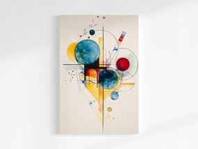 Poszter Absztrakt Geometria Bauhaus Stílus Kandinszkij 80x120