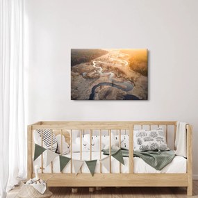Kép - Hajnal a kanyarulaton (90x60 cm)