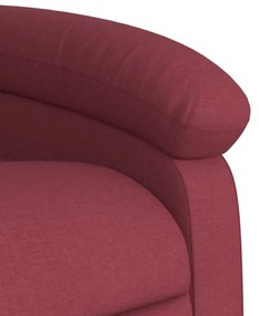 bordó dönthető szövet masszázsfotel