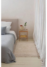 Krémszínű mosható kézi szövésű pamut szőnyeg 90x130 cm Cuisine Natural – Lorena Canals