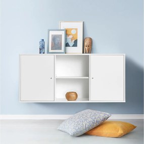 Fehér alacsony függő komód 133x61 cm Mistral – Hammel Furniture