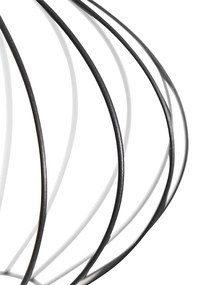 Ipari állólámpa fekete 23 cm - Margarita