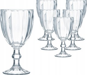 6x Borospohár Koktél Ital Desszert 320 ML Ambition Vastag Üveg