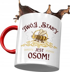 Piros Bögre A Régi Darázs Nyomtatott Fotóval