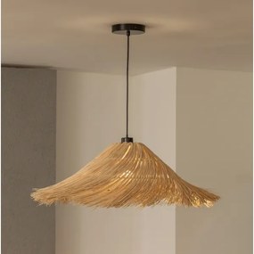 Brilagi - LED csillár kábelen CERIA BOHO 1xE27/40W/230V átm. 100 cm rattan