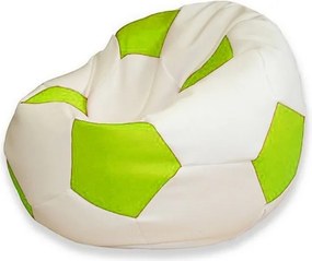 Babzsák focilabda XXL TiaHome - Fehér mész