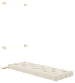 Krémszínű kordbársony fotel Hooked – Karup Design