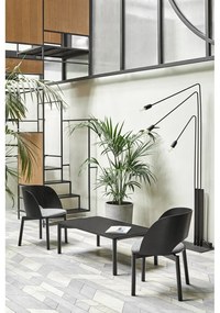 Atlas fekete dohányzóasztal, 110 x 60 cm - Teulat