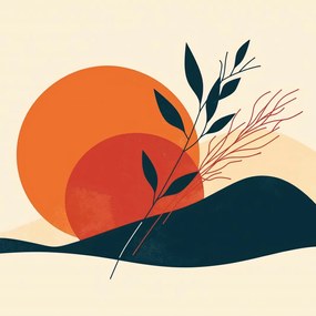 Poszter 40x40cm Alkonyat a csendben