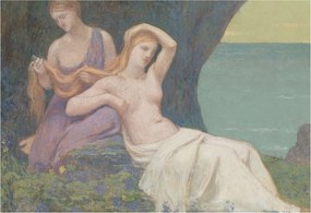 Fotótapéta Flizelin Dekoratív tapéta Tengerparti jelenet 152x104 Ragasztó