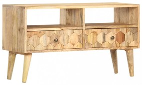 tömör mangófa TV-szekrény 90 x 30 x 50 cm