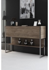 Komód Luxe - Silver, Walnut