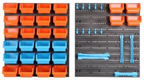 Fali csavar és szerszám rendező 2 típusba-43 db-os