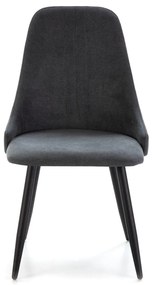 Sötétszürke étkezőszék szett 4 db-os Mani – Marckeric