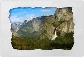 Poszterek 90x60 Szivárvány vízesés