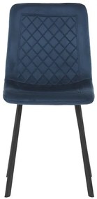 Kék Bársony Étkezőszék. DCL-973 BLUE4