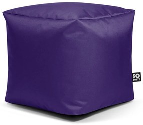 Lila gyerek babzsákfotel Cube M – So Soft?