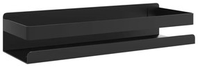 csiszolt 304 rozsdamentes acél matt fekete zuhanypolc 30x10x6cm