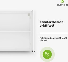 Blumfeldt WoodVista magas szekrény, Soft-Close, alumínium fogantyúk, fenntartható anyagok