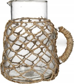 Üvegkancsó átlátszó 19x19x21 cm