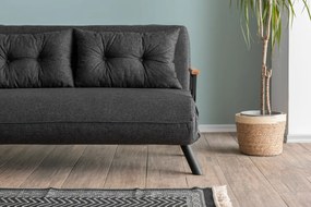 Sando 2 Dark Grey kinyitható kanapé