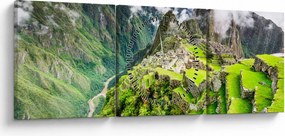 Kép - Machu Picchu (órával) (90x30 cm)