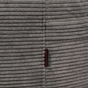 Fekete kordbársony babzsákfotel Roll 135 – SLOWDOWN