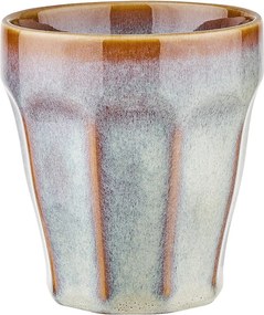 BERGAMO kávés bögre 250ml, kék-barna
