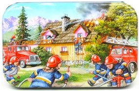 Fából készült Puzzle - Tűzoltóság 60db