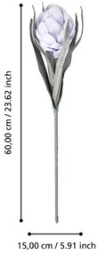Eglo 428127 - Művirág MOLAVE 60 cm lila
