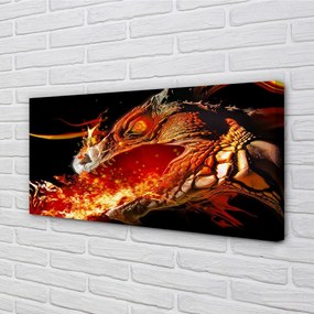 Canvas képek Tűzokádó sárkány 140x70 cm