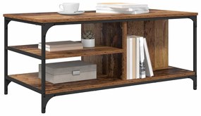 vidaXL Dohányzóasztal Öreg fa 100 x 50 x 45 cm Faanyag